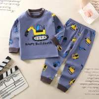 Kids Cotton Pajamas Set Cartoon thumbnail 6