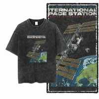 Astronaut Space Graphic Acid Wash Tee thumbnail 2
