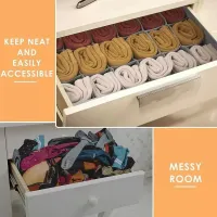 Foldable Underwear Drawer Organizer Box thumbnail 4