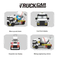 City Vehicle Building Blocks Set thumbnail 3