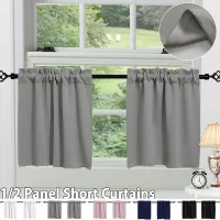 Thermal Blackout Short Curtain Panels thumbnail 1