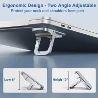 Mini Foldable Self-Adhesive Laptop Stand (2-Pack) thumbnail 5