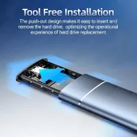 10Gbps M.2 SSD Enclosure USB-C thumbnail 5