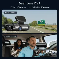 Dual Lens HD Dash Cam with Cabin View thumbnail 5