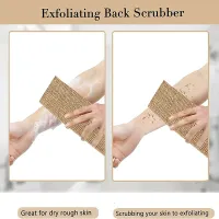 Hemp Jute Exfoliating Back Scrubber Set thumbnail 4