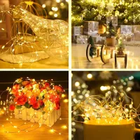 Solar LED Fairy String Lights thumbnail 3