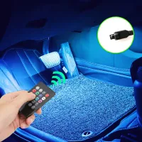 Neon LED Car Footwell Lights Kit thumbnail 5
