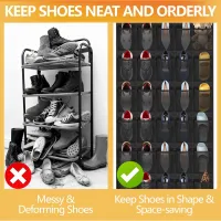 40-Pocket Over Door Shoe Organizer thumbnail 5