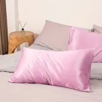 Satin Pillowcase Pair - Soft & Skin-Friendly thumbnail 3