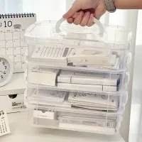 4-Tier Stackable Storage Box thumbnail 1