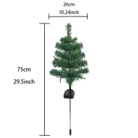 Solar Xmas Tree Stake Lights thumbnail 6
