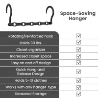 Collapsible Dorm Hangers - Space Saving thumbnail 6