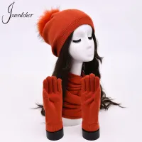 Women's Winter Hat Gloves Scarf Set thumbnail 5