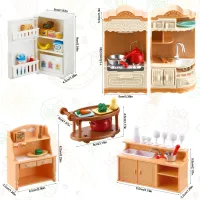 Mini Dollhouse Furniture Set - Forest Family thumbnail 3