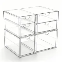 6-Drawer Acrylic Organizer Set (2-Pack) thumbnail 1
