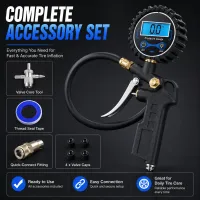 Digital Tire Pressure Gauge Inflator thumbnail 3