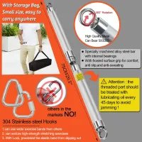 Heavy-Duty Resistance Band Bar Set thumbnail 6