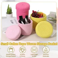 Cotton Rope Woven Storage Basket thumbnail 4