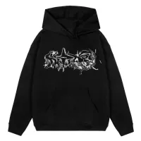 Fallen Angel Print Harajuku Hoodie thumbnail 2
