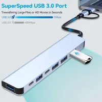 7-in-1 USB C Hub for MacBook Pro thumbnail 4
