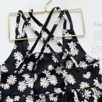 Girls Daisy Print Sleeveless Slip Dress thumbnail 4