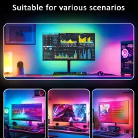 USB RGB Monitor Light Strip for Gaming thumbnail 6