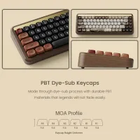 Akko MU01 Wooden Mechanical Keyboard thumbnail 2