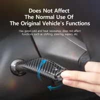 Tesla Gear Lever Cover - Carbon Fiber Style thumbnail 4