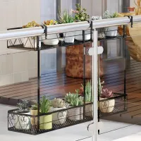 Multi-Tier Balcony Plant Shelf thumbnail 5