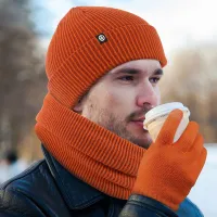 Winter Beanie Scarf Gloves Set thumbnail 4
