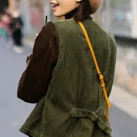 Vintage Corduroy Vest for Women thumbnail 3