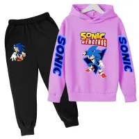 Kids Supersonic Blue Hoodie & Pants Set thumbnail 6