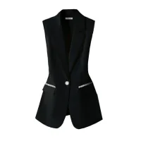 Women's Sleeveless Blazer Vest thumbnail 4
