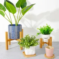 Wood Plant Stand Shelf thumbnail 4