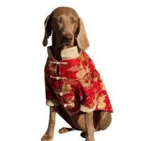 Chinese New Year Tang Suit Dog Costume thumbnail 1
