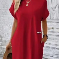 Boho Beach Mini Dress with Pockets thumbnail 6