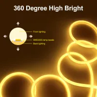Flexible LED Neon Rope Lamp with Silicone Tube thumbnail 5