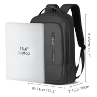 Heroic Knight USB Charging Laptop Backpack thumbnail 4
