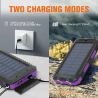 20000mAh Solar Power Bank with LED thumbnail 4