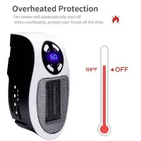 Wall Mounted 350W Electric Heater with Remote thumbnail 5