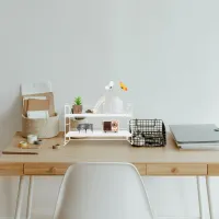 2-Tier Desktop Bookshelf Organizer thumbnail 4