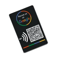 Custom NFC & QR Code Review Cards thumbnail 1