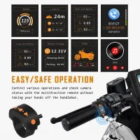 VSYS S2 Motorcycle Dash Cam with TPMS thumbnail 6