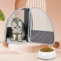 Breathable Pet Cat Carrier Backpack thumbnail 4