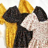 Chiffon Floral Midi Summer Dress thumbnail 2