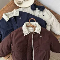 Kids Cartoon Baseball Jacket Coat thumbnail 3