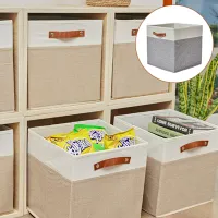 Foldable Rattan Storage Basket thumbnail 2