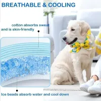 Cartoon Pet Cooling Ice Bandana thumbnail 4