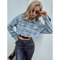 Women's Short Denim Jacket Slim Fit thumbnail 3