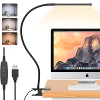 10W Dimmable LED Clamp Desk Lamp thumbnail 1